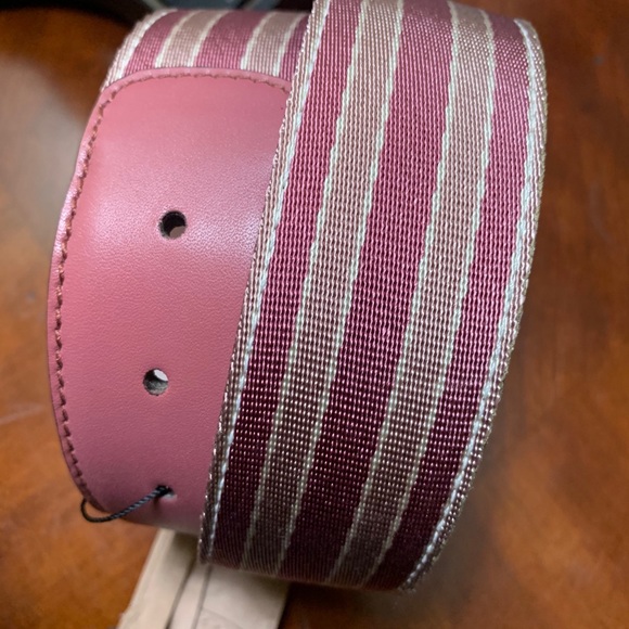 GUCCI Leather with canvas Belt.  Size 80-32 - Picture 13 of 13